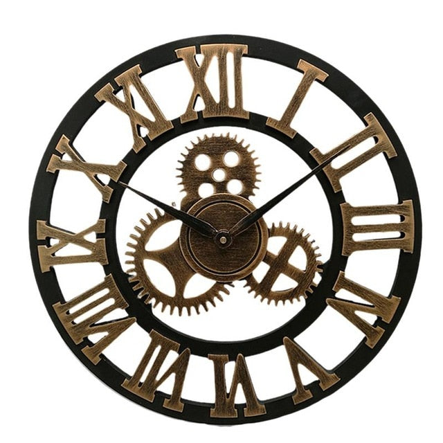 Industrial Gear Wall Clock