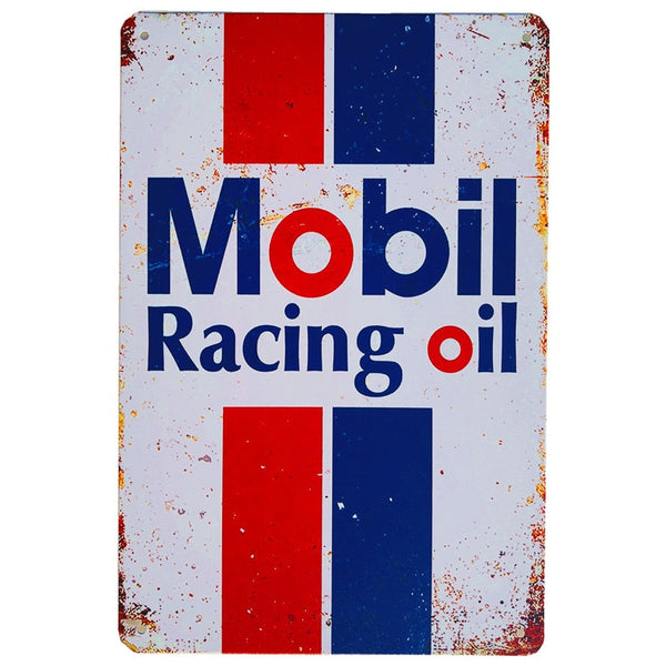 Vintage Oil Racing Signs