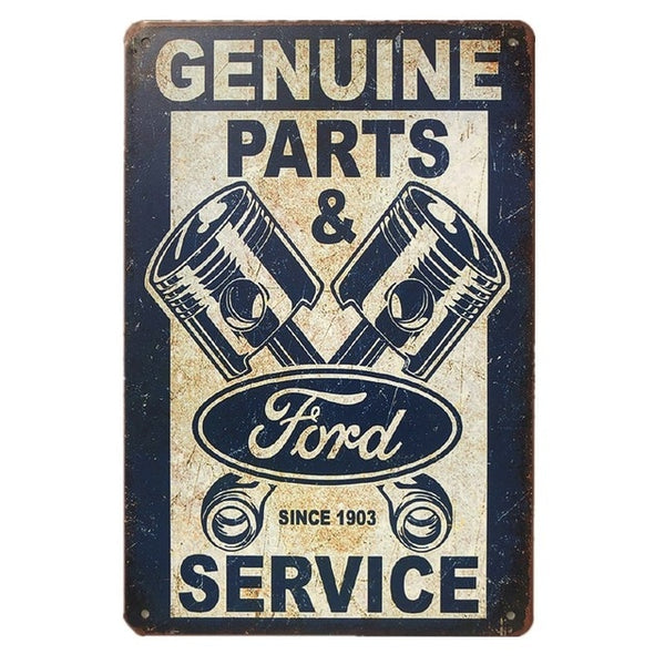 Vintage Oil Racing Signs