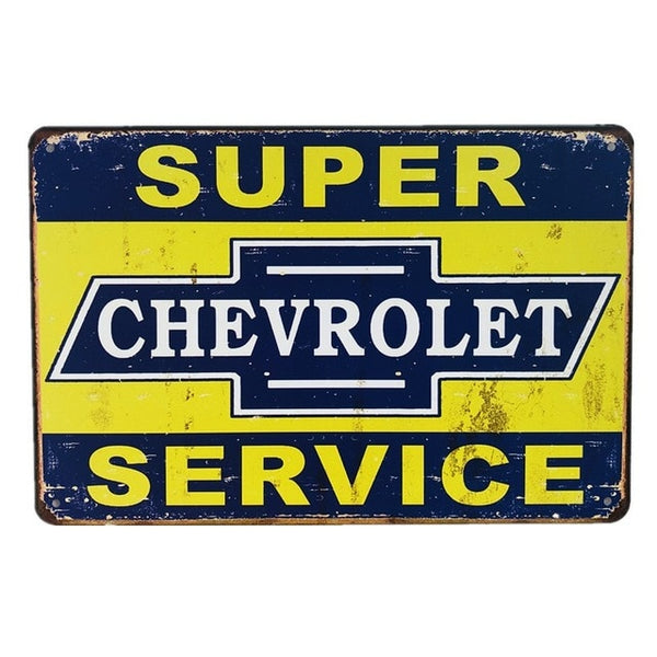 Vintage Oil Racing Signs